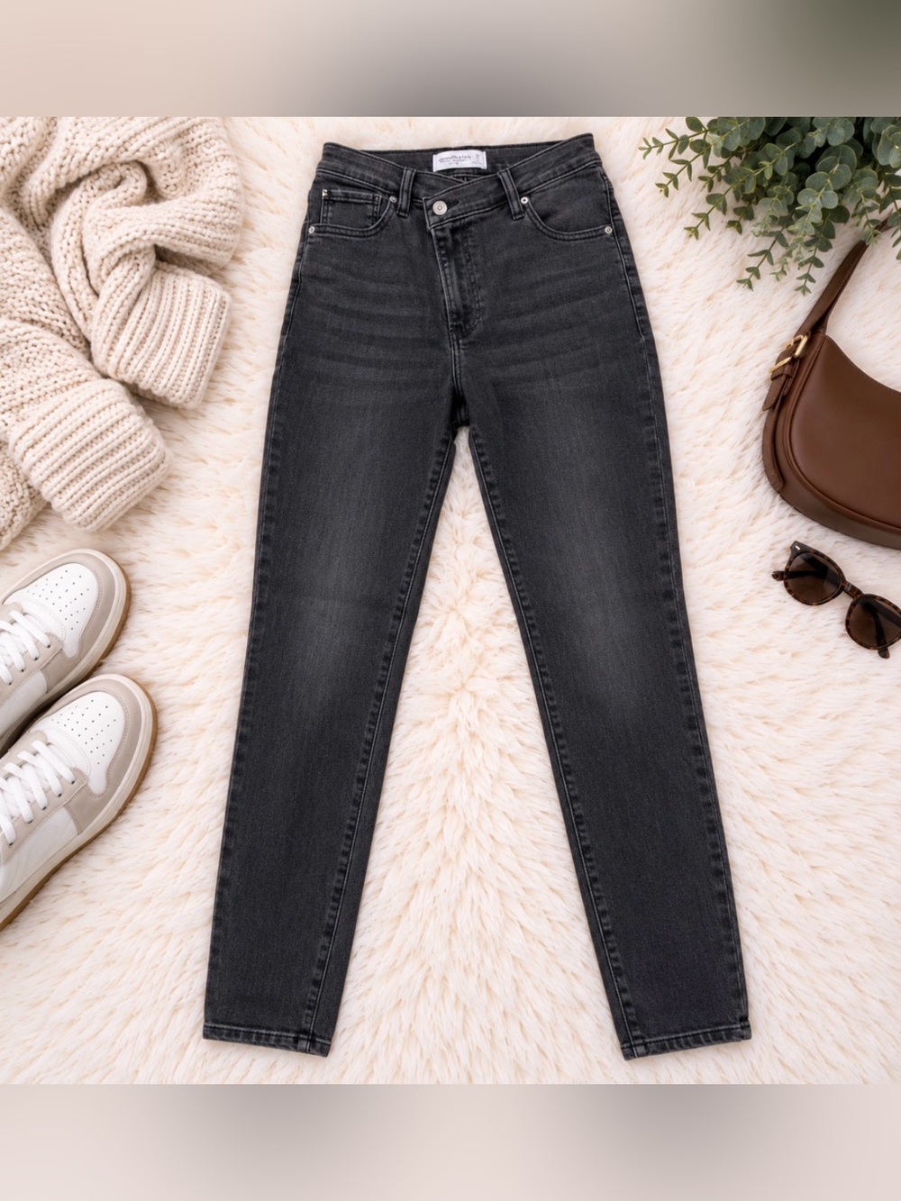 Super Skinny Ankle High Rise Jeans 2 Long